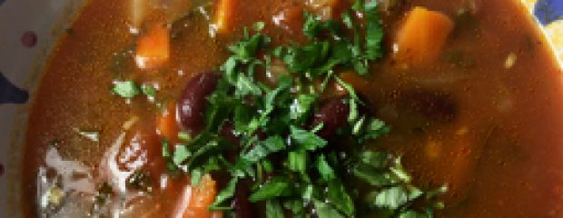 bean vegetable soup naturopath Gill Stannard