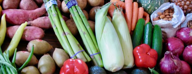 display of spring vegetables shared by Gill Stannard naturopath