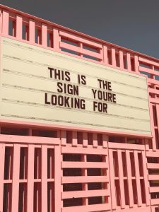 This is the sign you've been looking for